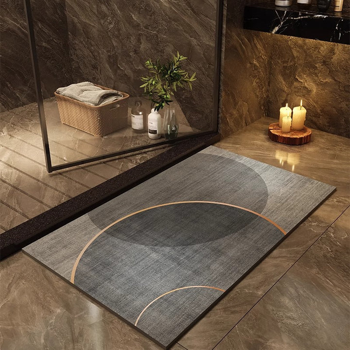 Abstract Geometric Shower Mat