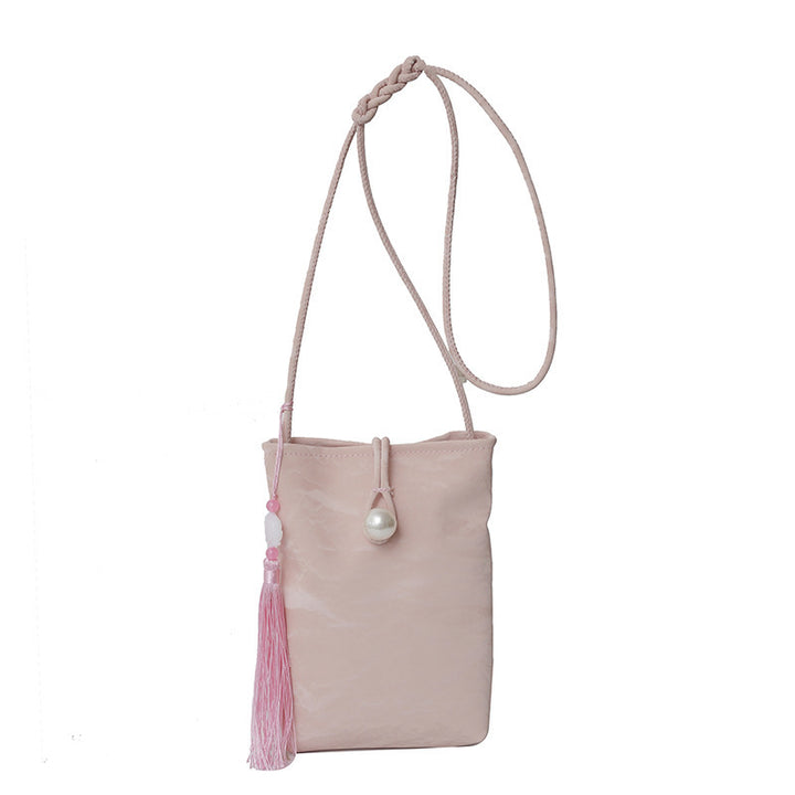 Elegant Textured Mini Crossbody Bag Kalsten