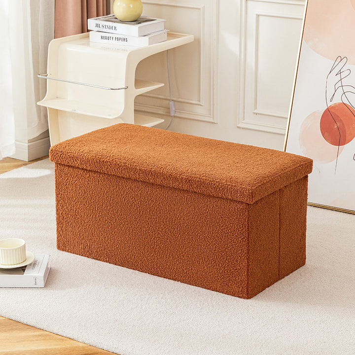 Plush Storage Ottoman Kalsten