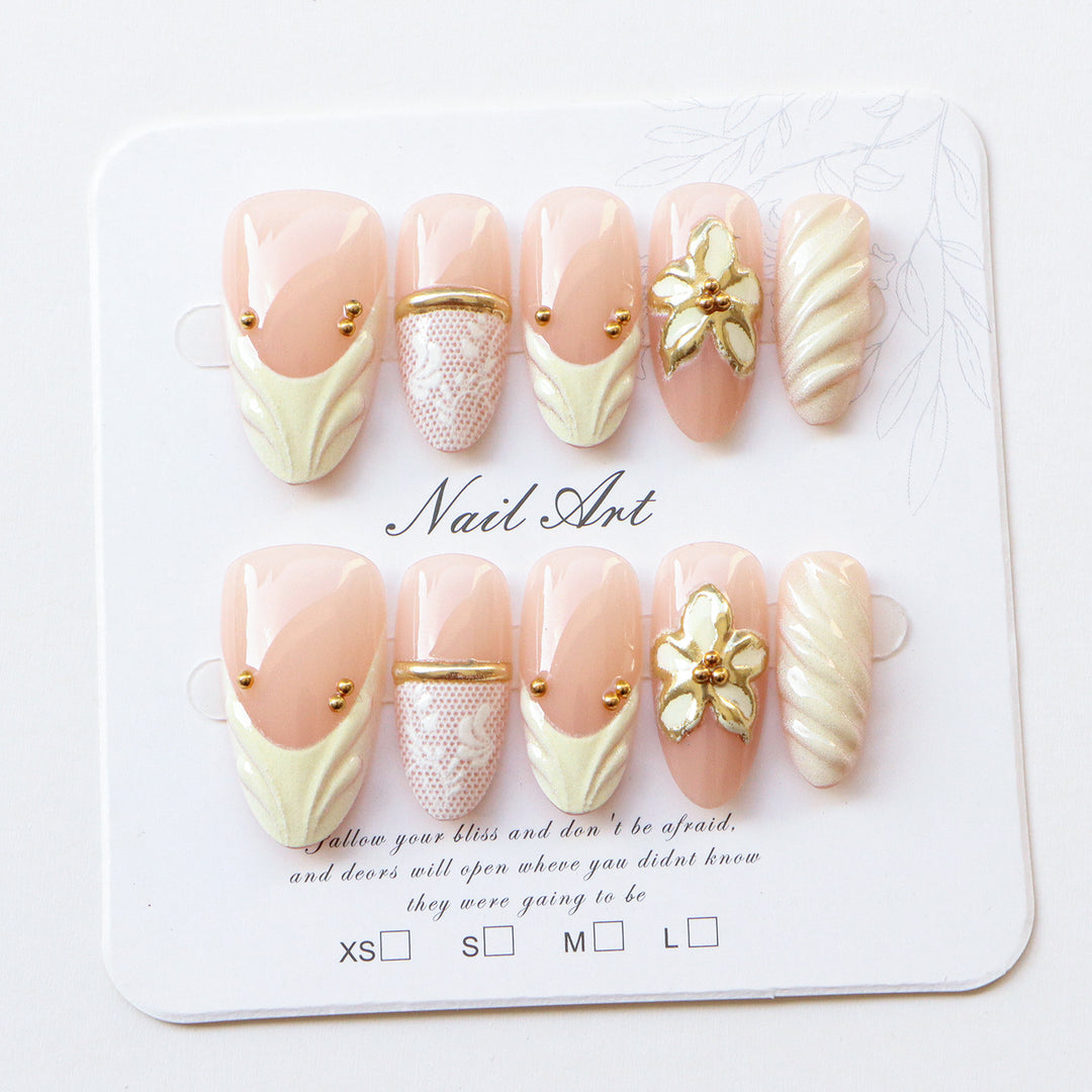 Elegant Floral Nail Art