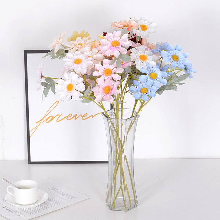 Realistic Artificial Daisy Floral Stem