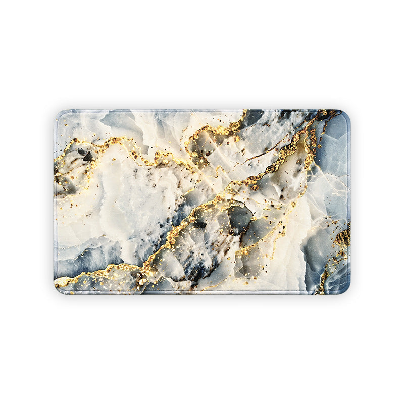 Abstract Marble Design Bath Mat Kalsten