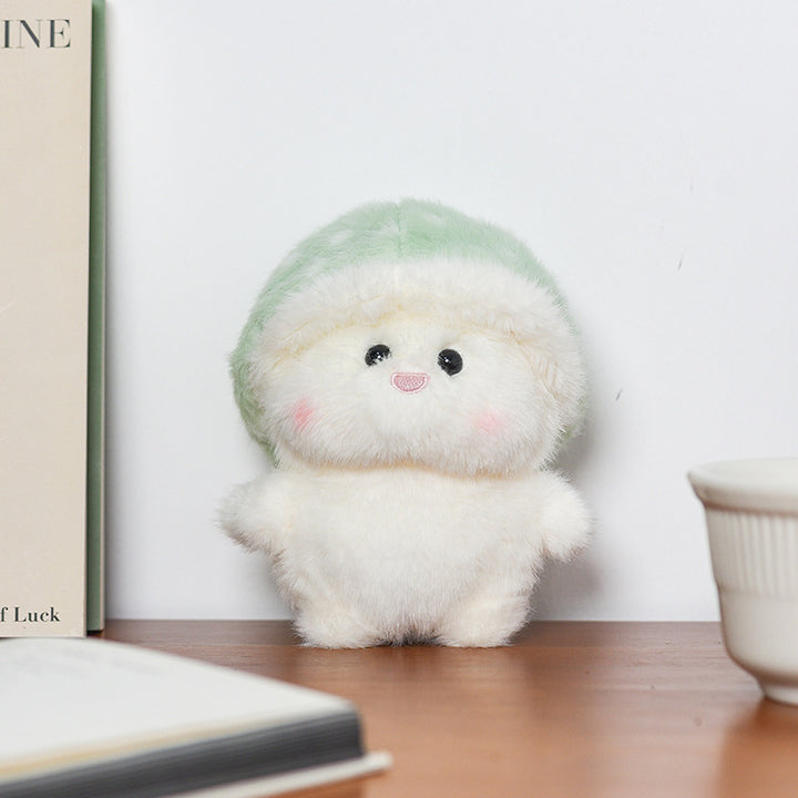 Plush Mushroom Buddy Collectible with Removable Faux-Fur Cap and Ultra-Soft Body Kalsten
