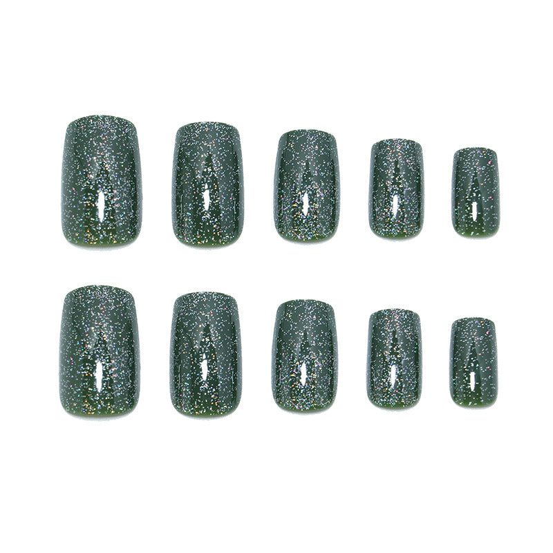 Glittering Press-On Nails Kalsten