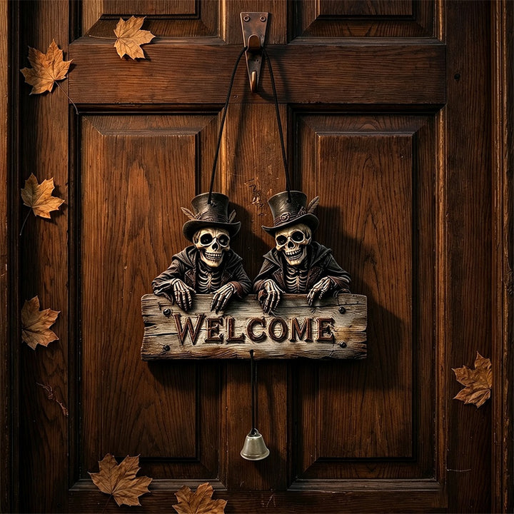 Creepy Welcome Sign Decor Kalsten