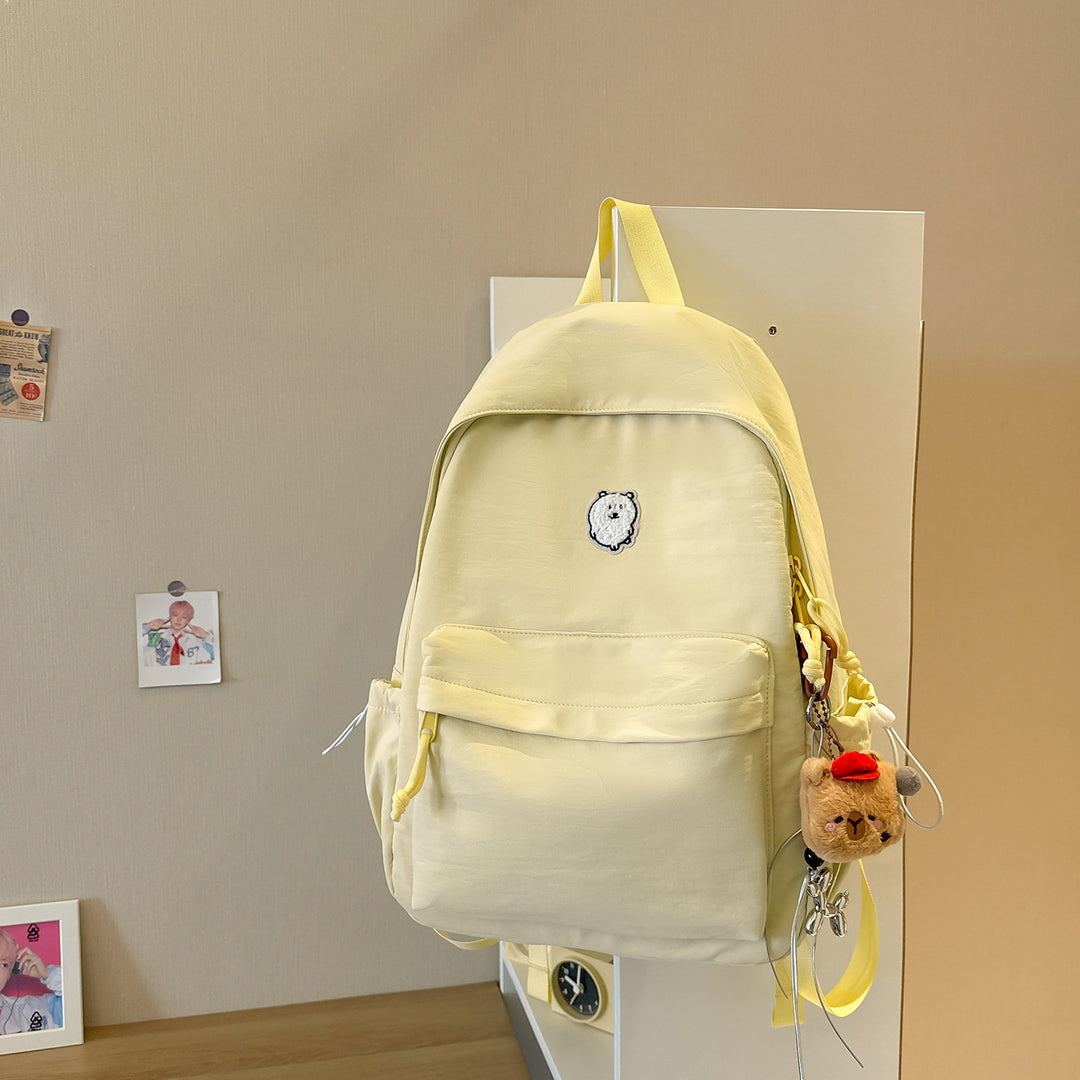 Casual Lightweight Backpack with Cute Character Charm Kalsten