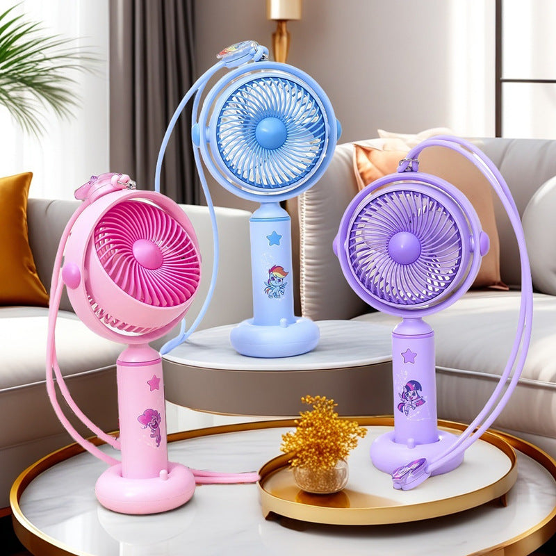 Women's Portable Handheld Fan with Flexible Gooseneck Kalsten