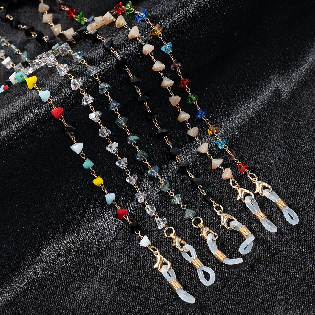 Chic Geometric Beaded Eyewear Holder kalsten