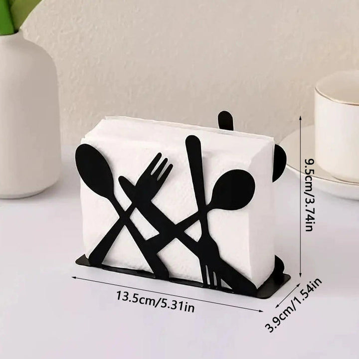 Elegant napkin holder made of metal Kalsten