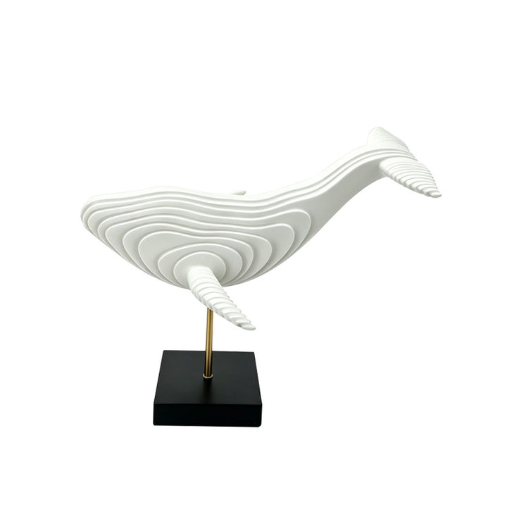 Artistic Whale Sculpture
