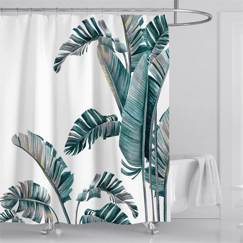 Floral Pattern Shower Curtain Kalsten