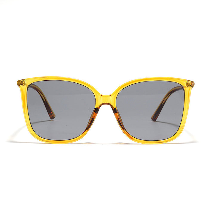 Ladies Cat-Eye Sunglasses with Luxurious Transparent Frame and UV Protection Kalsten