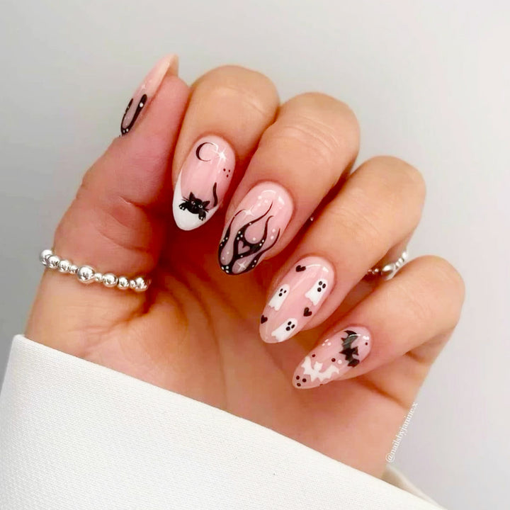 Creative Halloween Nail Art Set with Creepy Designs Kalsten