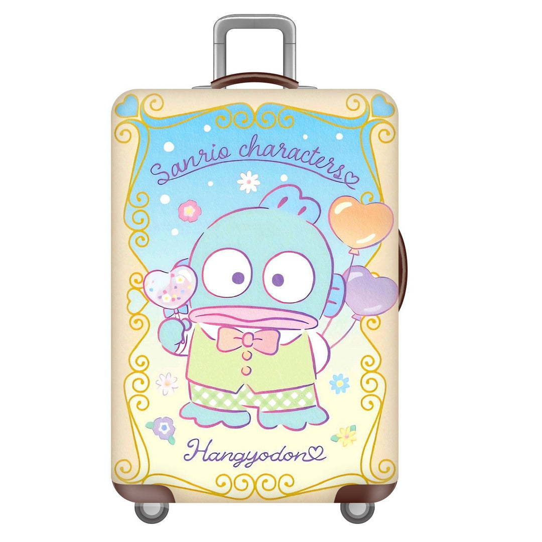 Unisex hard-shell luggage with trendy dog motif Kalsten