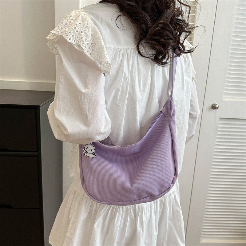 Casual Fabric Shoulder Bag