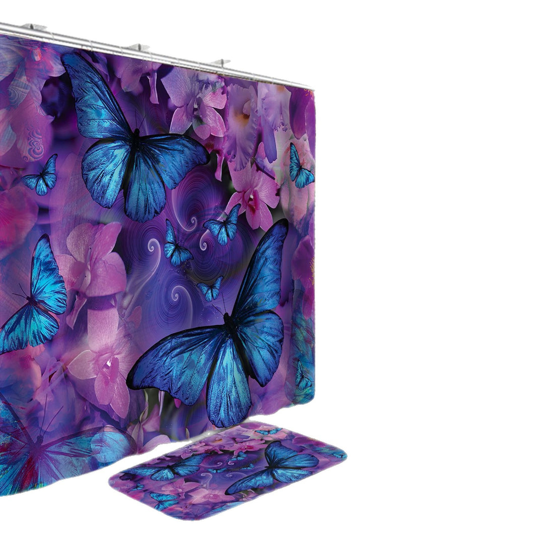 Butterfly-Themed Bathroom Decor Set Kalsten