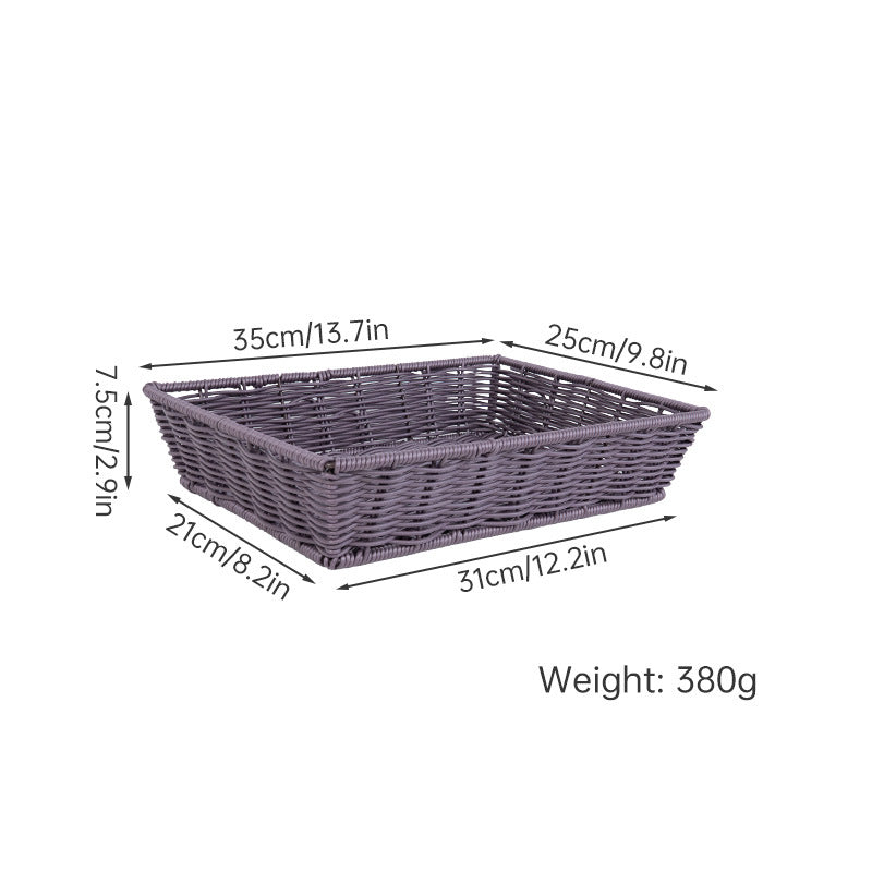 Versatile Storage Wicker Basket Kalsten