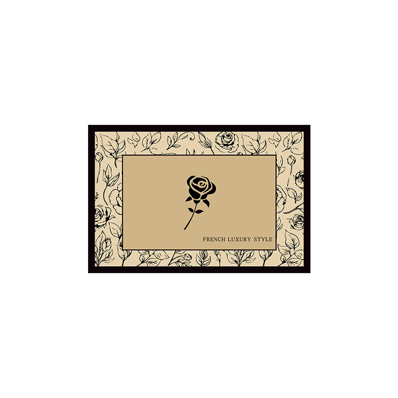 Elegant Floral Welcome Mat Kalsten