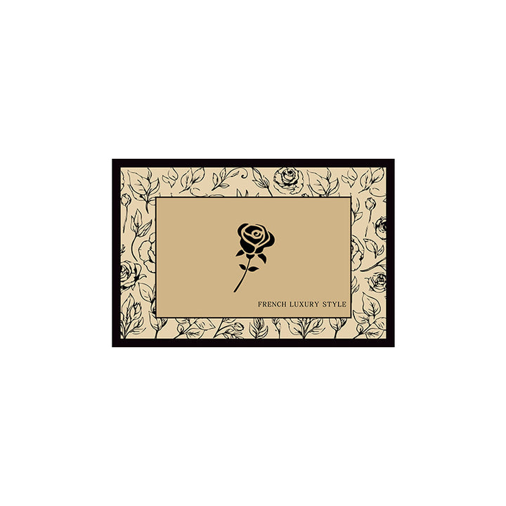 Elegant Floral Welcome Mat Kalsten
