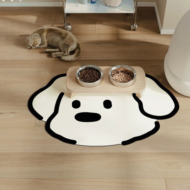 Cute Dog-Themed Area Mat