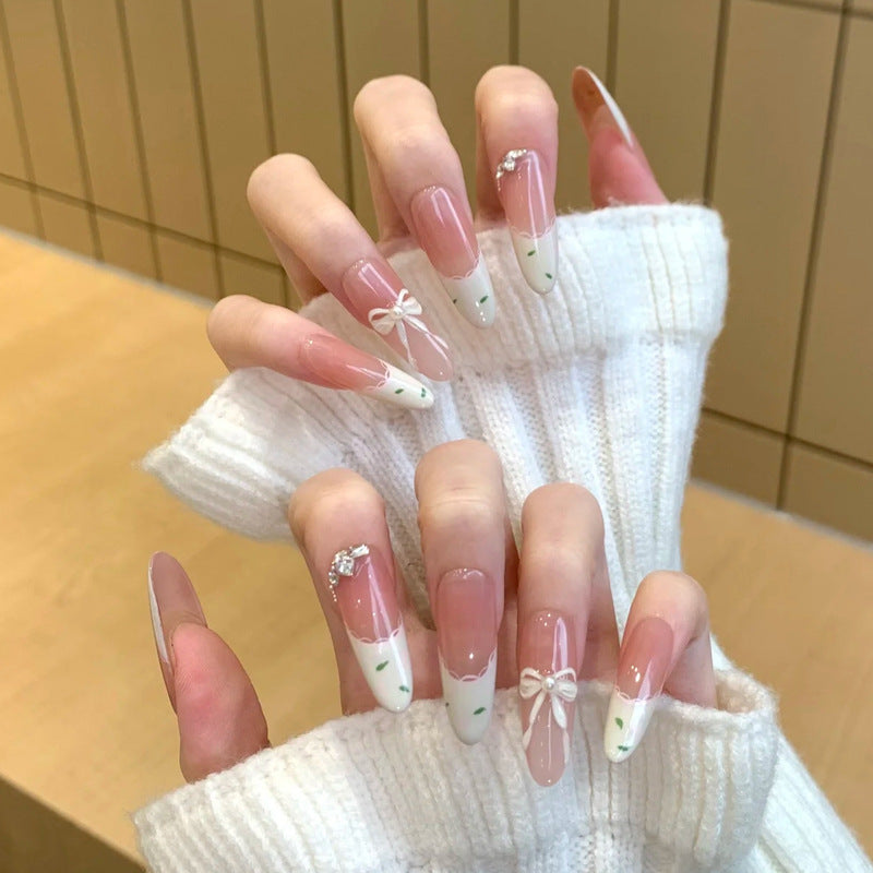 Premium Floral-Design Press-On Nails Kalsten