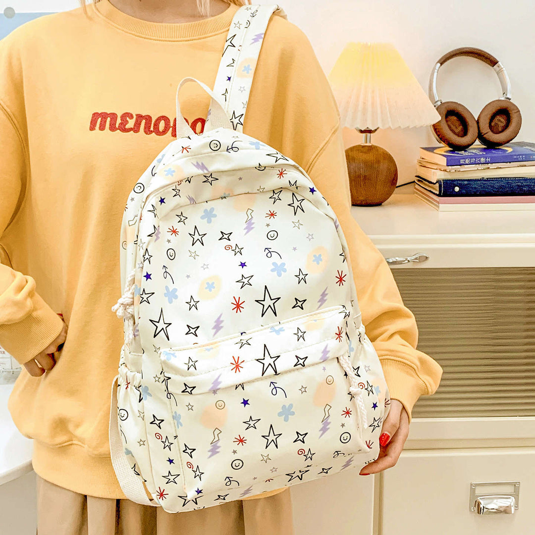 Stylish Patterned School Backpack Kalsten