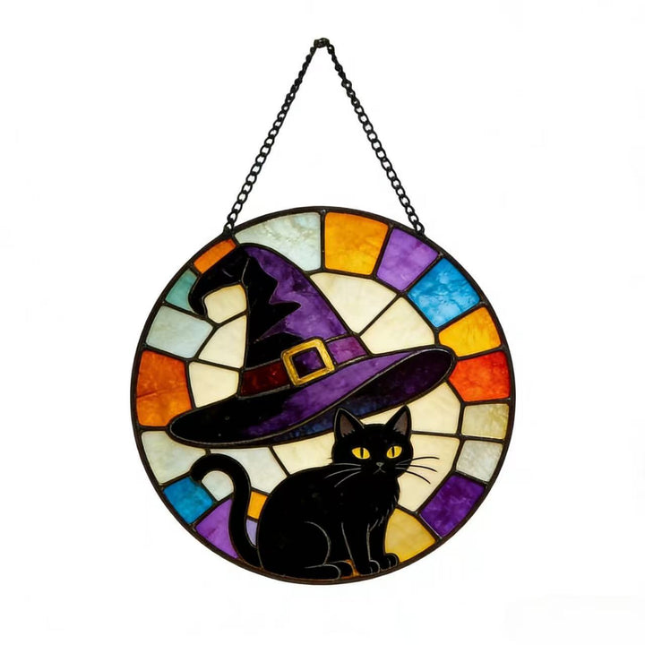 Decorative Skull Stained Glass Wall Art Kalsten