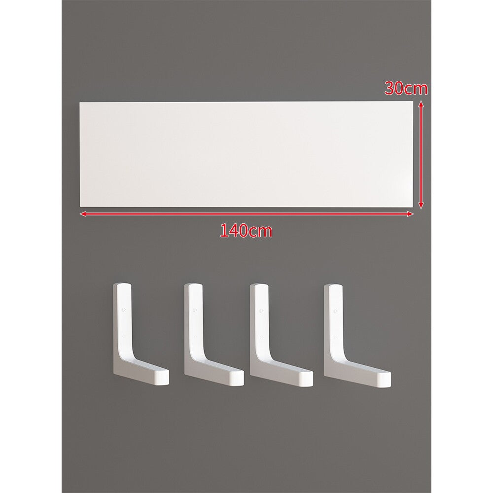 Long Narrow Floating Wall Shelf Kit with Concealed Heavy-Duty Brackets
