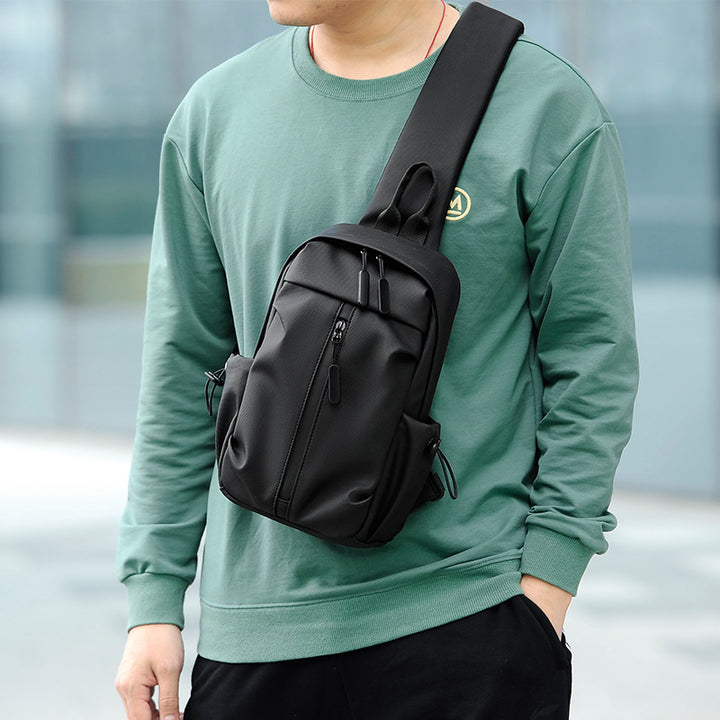 Sleek Water-Resistant Minimalist Sling Bag Kalsten
