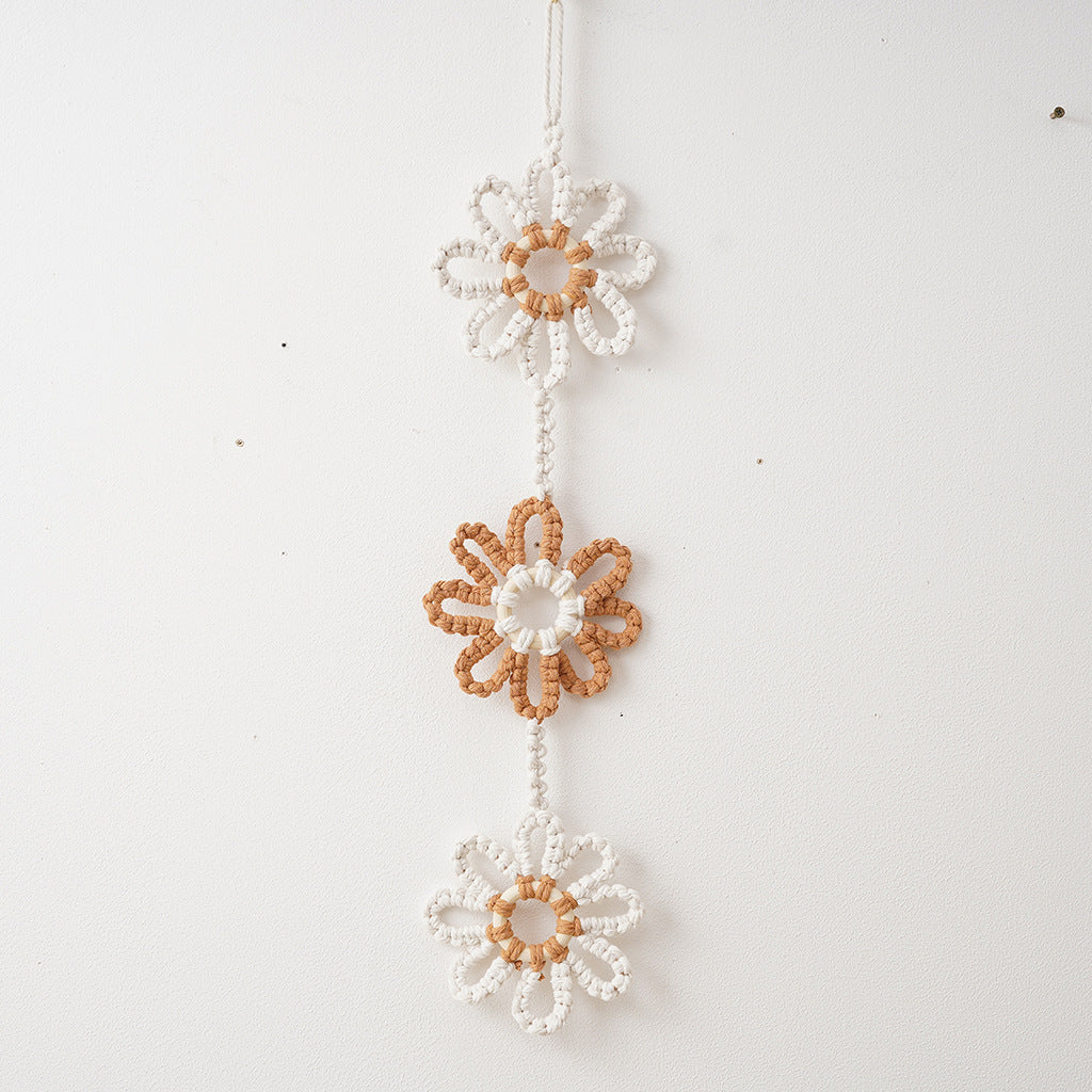 Decorative Macrame Flower Garland Kalsten