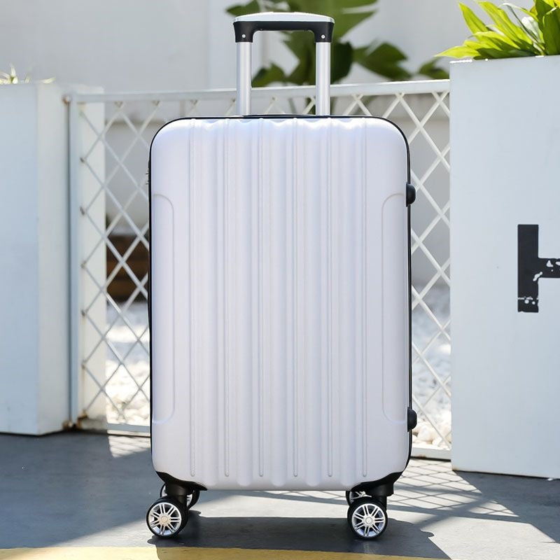 Hard shell suitcase with 360-degree wheel system and integrated safety feature Kalsten