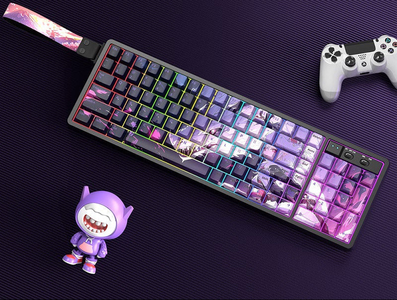 Customizable RGB Gaming Keyboard with Artistic Keycaps Kalsten
