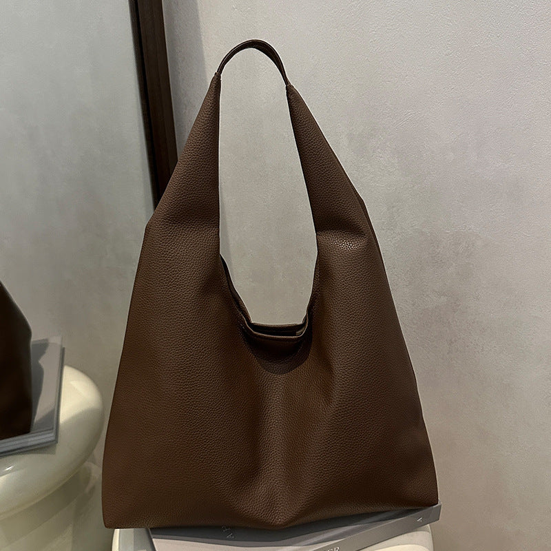 Modern Minimalist Leather Tote Bag