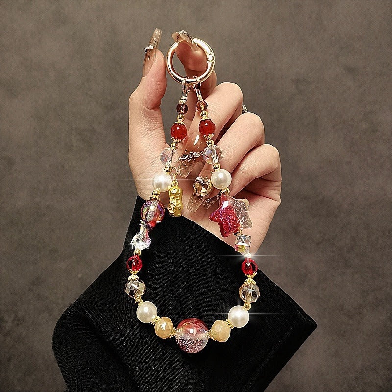 Decorative Beaded Charm Keychain Kalsten 1790135679