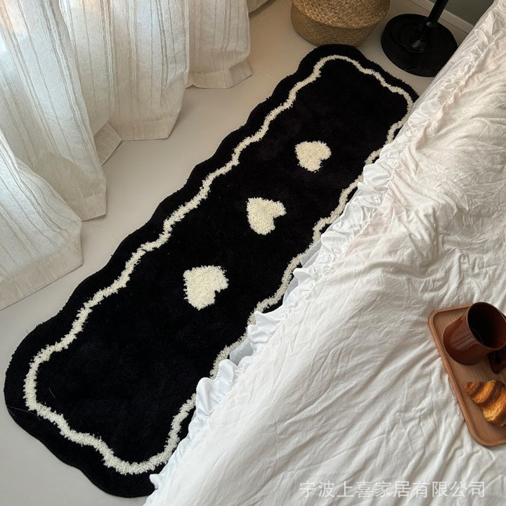 Decorative Heart Shaped Runner Mat