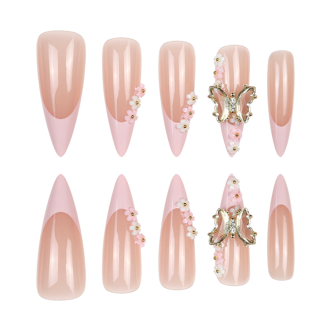 Decorative Stiletto Nail Art Extensions Kalsten