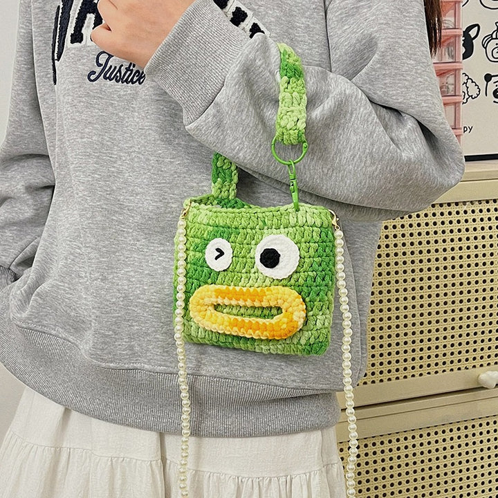 Cute Crochet Animal-Themed Handbag