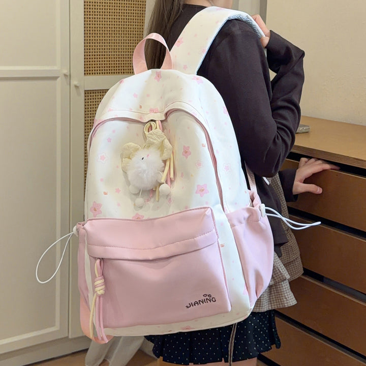 Decorative Floral Print Backpack Kalsten