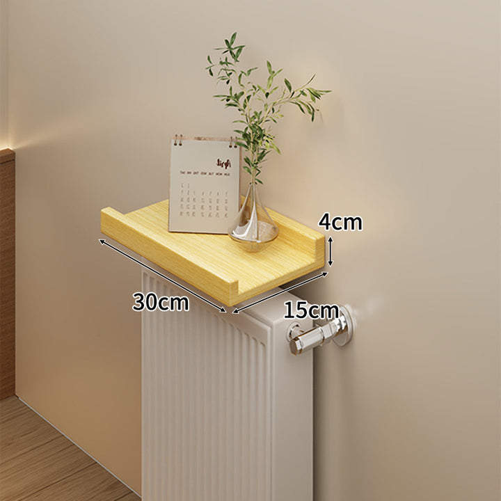 Long Slim Radiator Top Shelf Tray with Raised Edge and Heat‑Resistant Surface