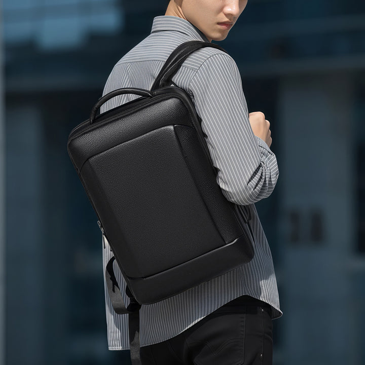 Elegant Leather Laptop Backpack
