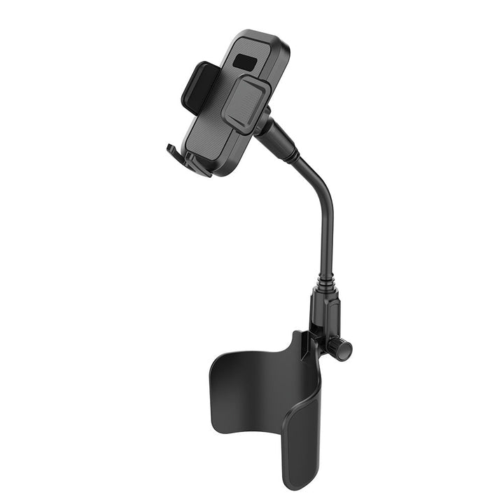 Adjustable car headrest tablet and smartphone holder with telescopic support arm and anti slip cradle Kalsten