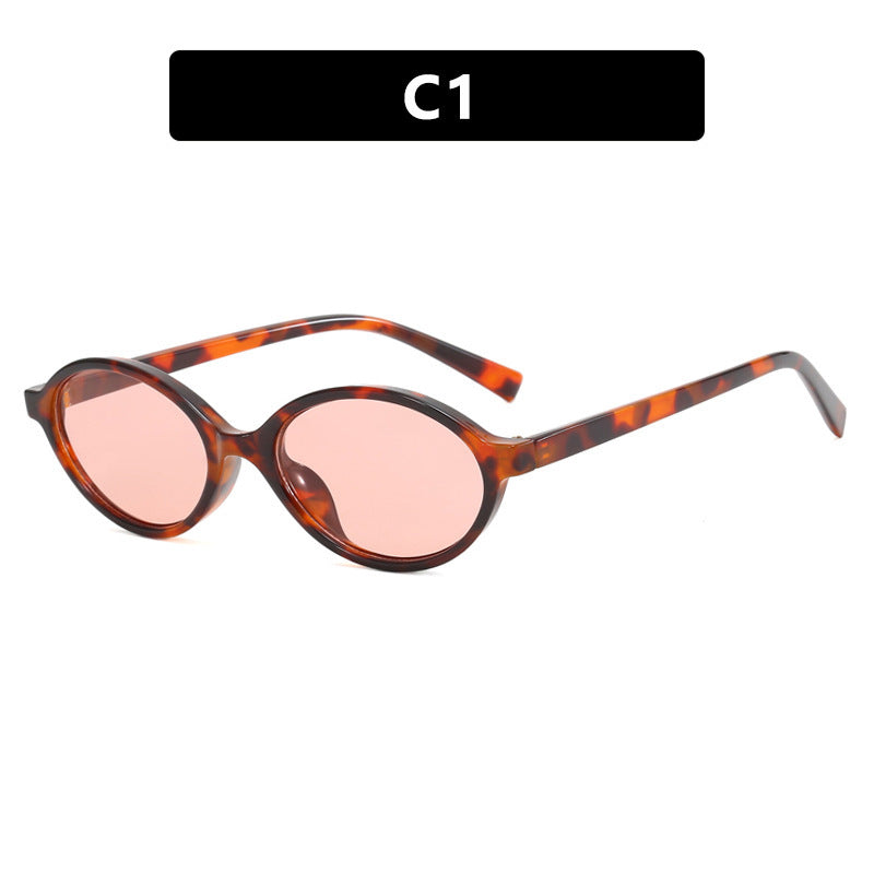 Ladies fashionable sunglasses with unique oval design Kalsten