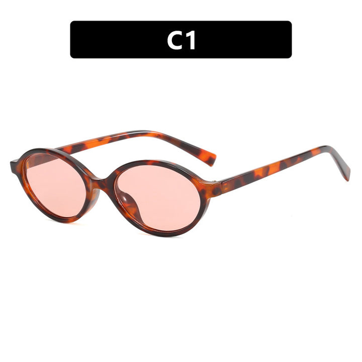 Ladies fashionable sunglasses with unique oval design Kalsten