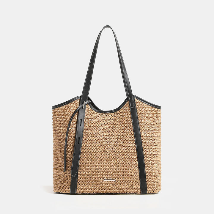 Chic Woven Straw Tote Bag