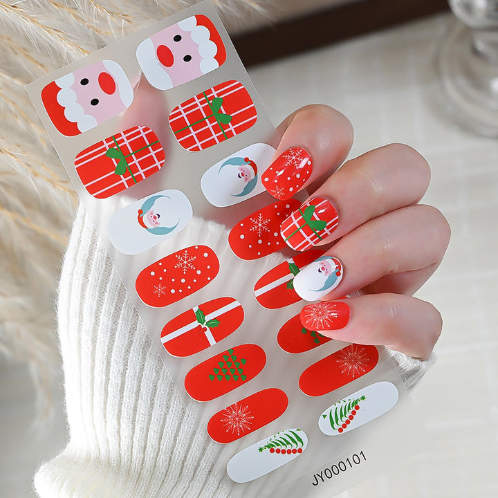 Holiday-Themed Nail Art Stickers