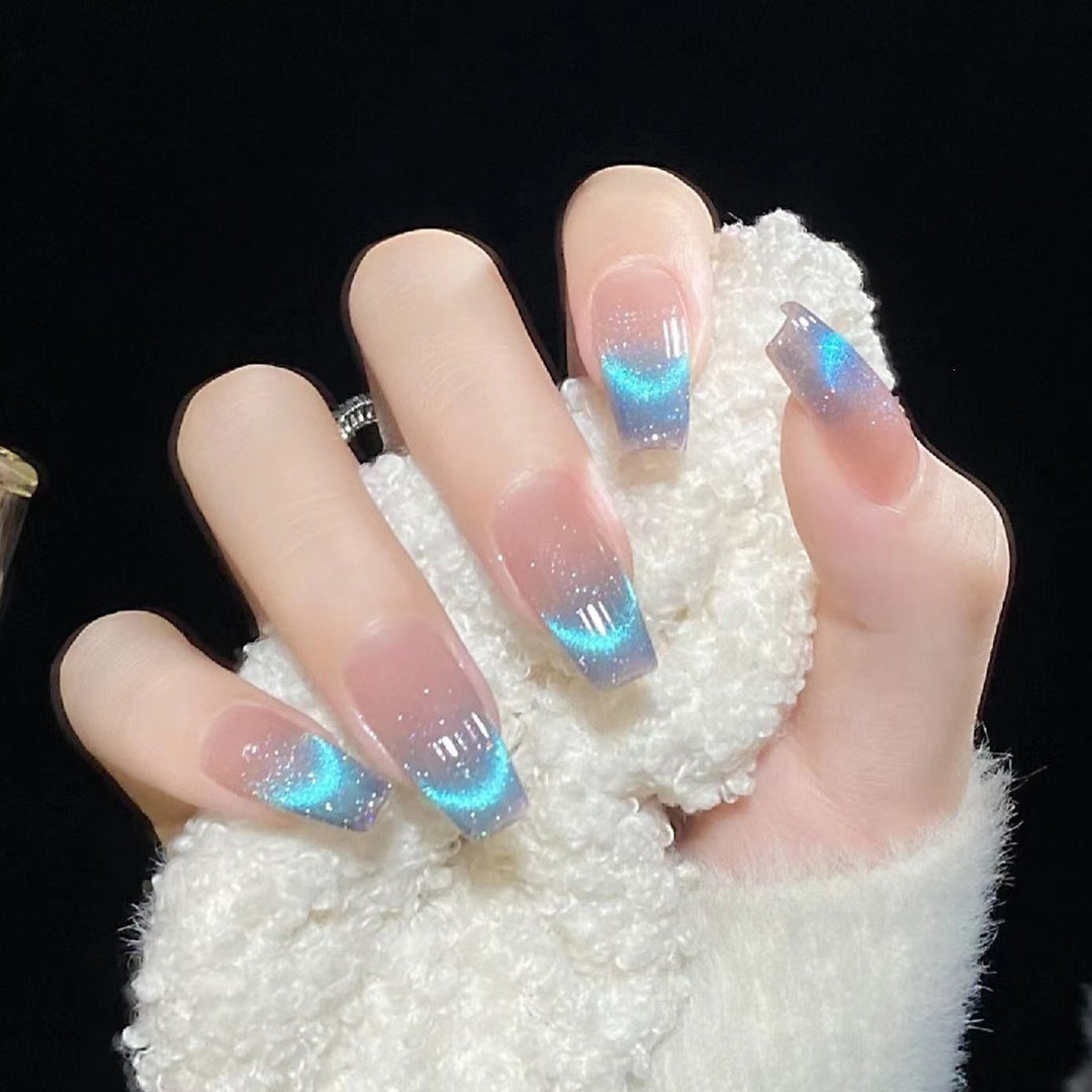 Artificial nail set with elegant glitter finish Kalsten