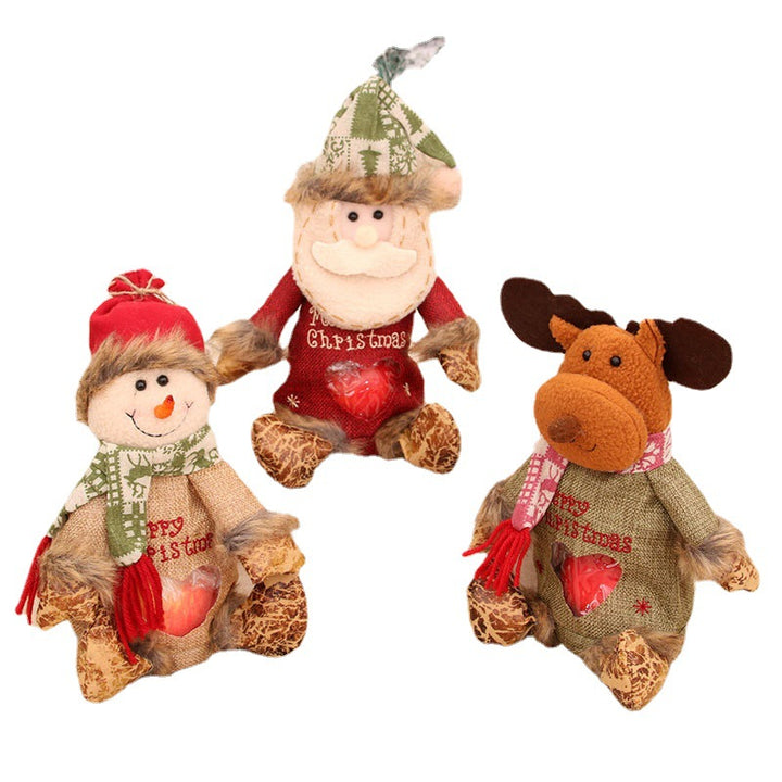 Plush Holiday Moose Figurine Kalsten