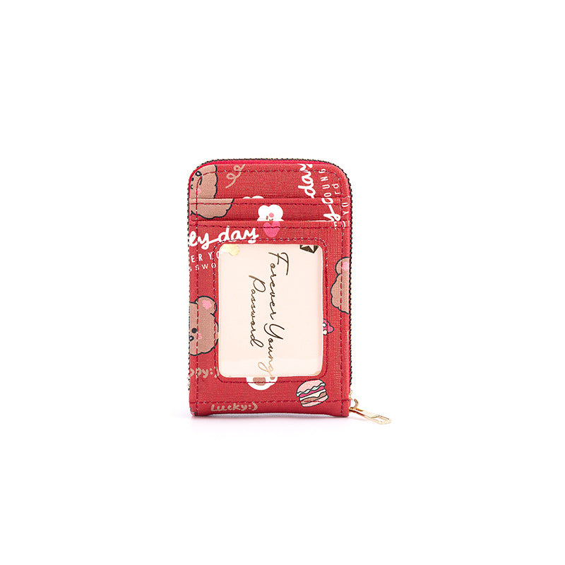Compact RFID-Blocking Zippered Cardholder