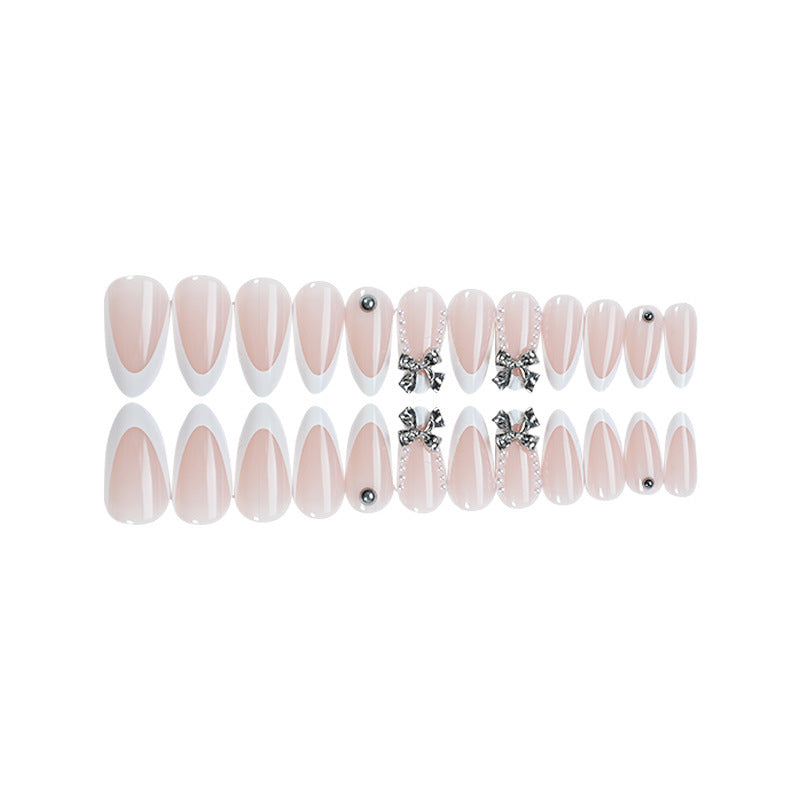 Acrylic nail set with elegant decorative embellishments Kalsten