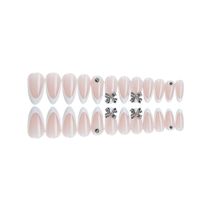 Acrylic nail set with elegant decorative embellishments Kalsten